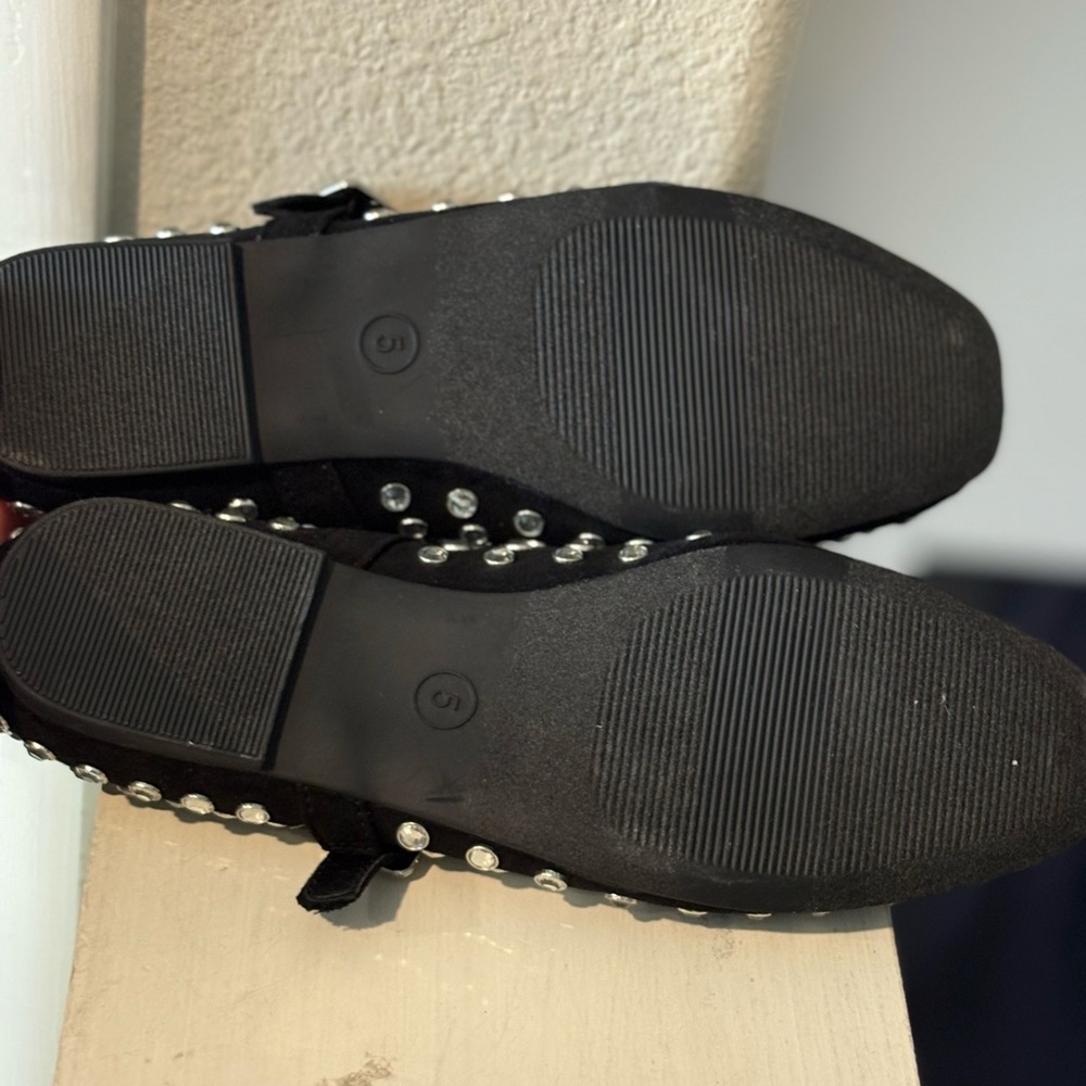 Kids' Toree Rhinestone Ballet Flats Black - art class - NEW Multiple Youth Sizes - Picture 5 of 8